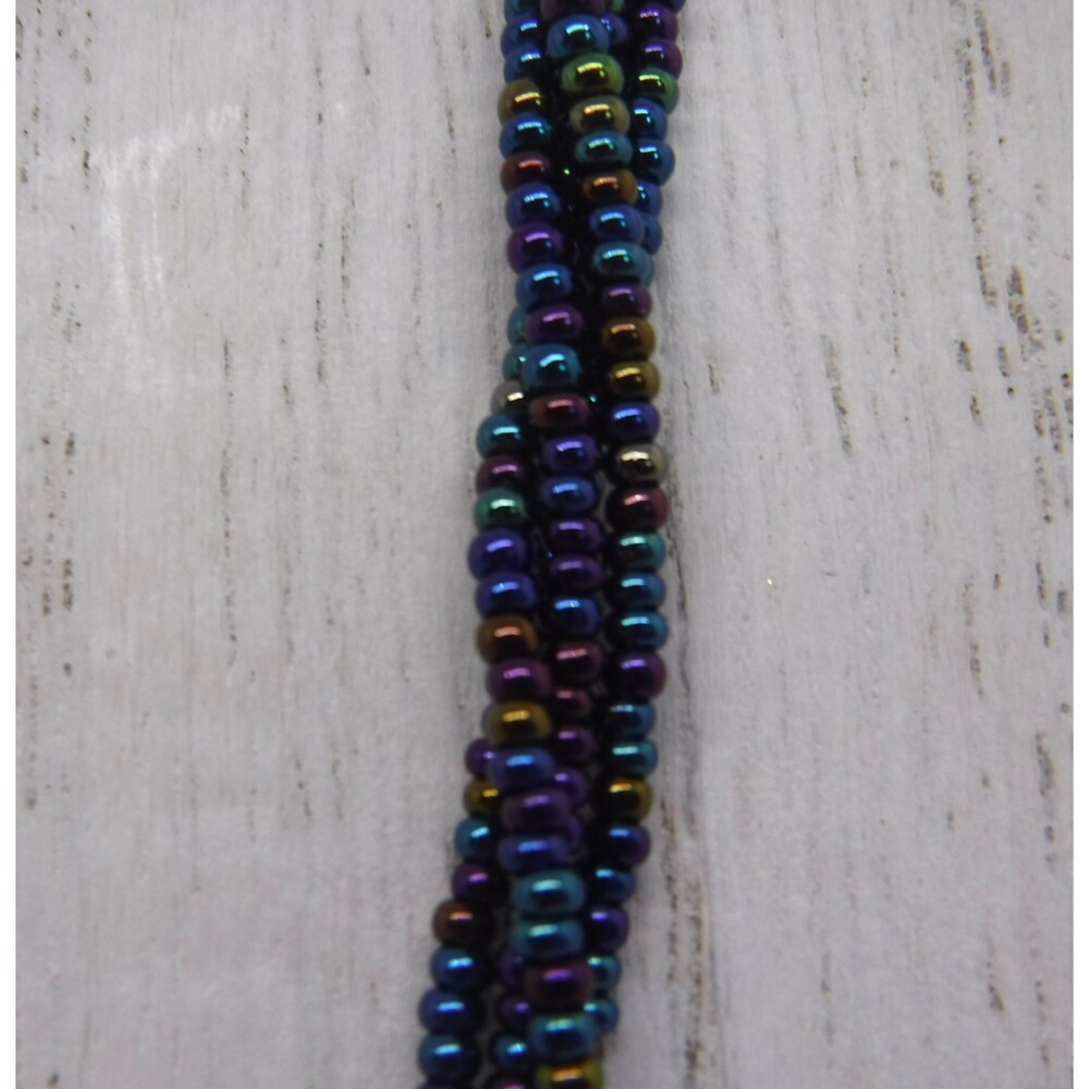 Beaded Necklace 4 Strand Twist - Picture 2 of 3